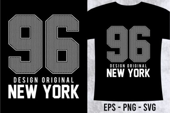 96 NEW YORK T-shirt Design Graphic, Svg: A Designer's Deep Dive