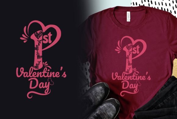 Celebrate the First Valentine's with the Perfect Graphic Tee Design