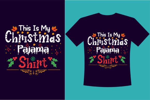 Christmas Graphic T-shirt Design Vector: Festive Apparel