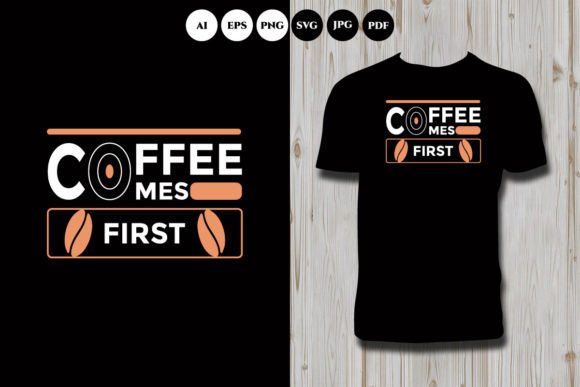 Coffee Graphic T Shirt Design: Perfect Brew for Your Brand