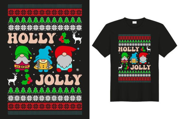 Crafting Festive Apparel: Christmas Graphic Vector T-shirt Design