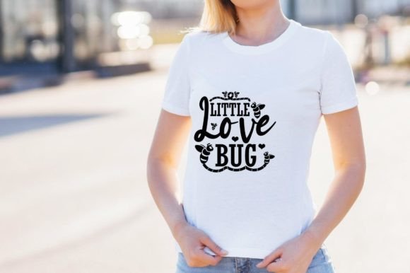 Little Love Bug Graphic Design: A Creative T-Shirt Asset