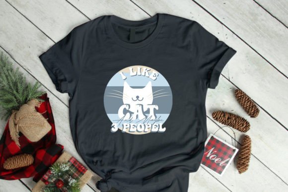 Retro Cat Lover Graphic T Shirt: A Design Asset for Your Brand
