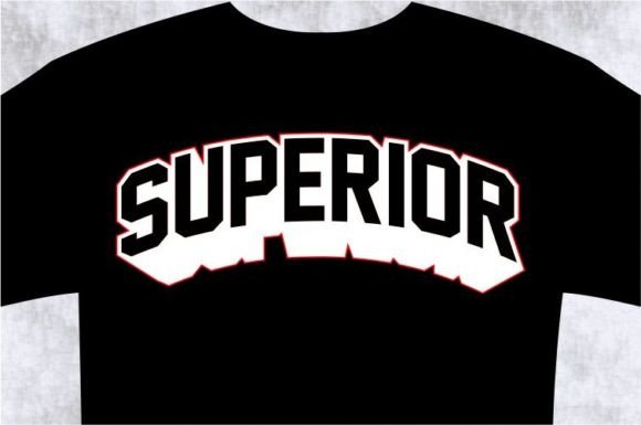 SUPERIOR T-shirt Design Graphic, Svg: Beyond the Tee