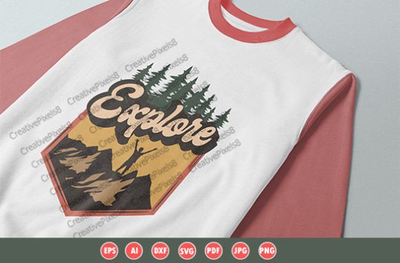 Vintage Hiking T-Shirt Graphics: Capturing Trail-Ready Style